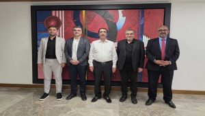 Batman Basınından Muzaffer Nasıroğlu’na Ziyaret: Gündem Petrolspor, Eğitim ve İstihdam